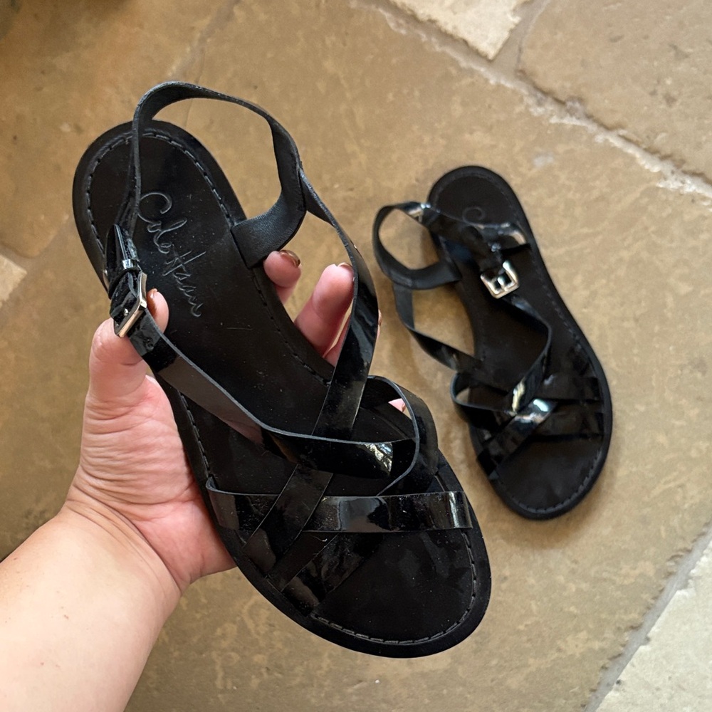 Cole Haan Women's Black Strappy Sandals